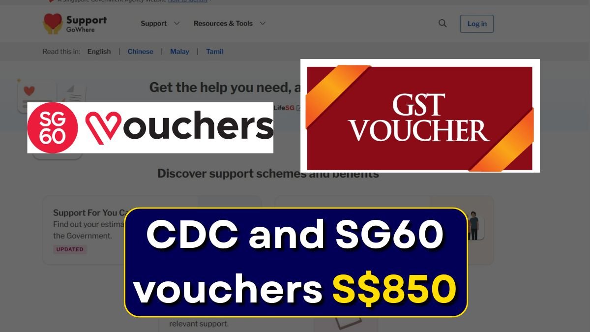 CDC and SG60 vouchers 2026