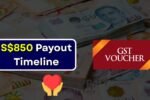 S$850 GST Voucher 2026 Payout Timeline Singapore